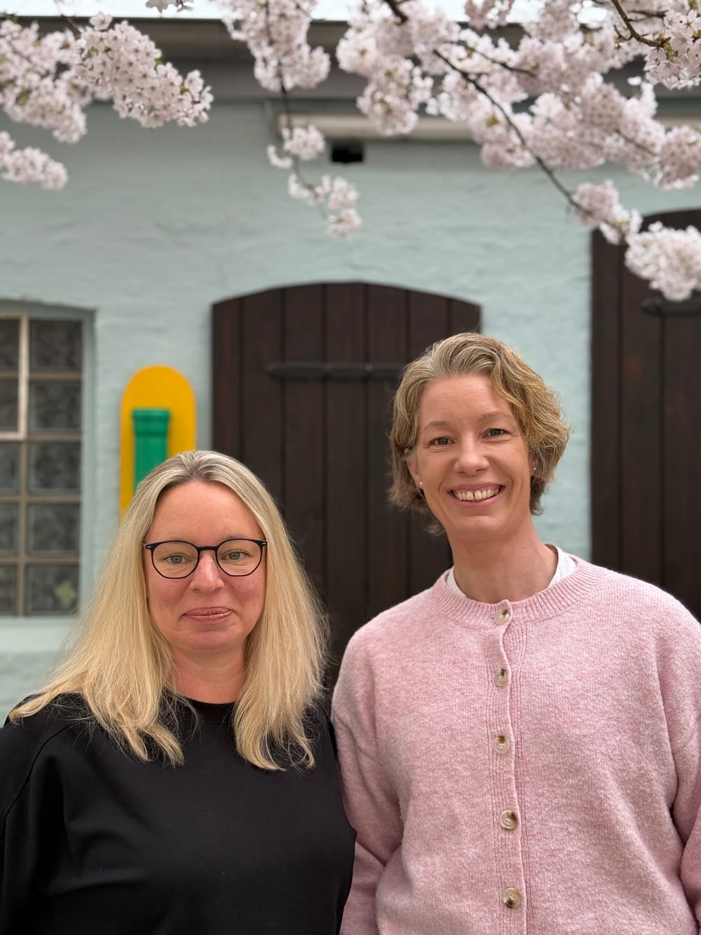 Katja Jahn und Beatrice Schneider, Ansprechpersonen im Gesundheitskiosk